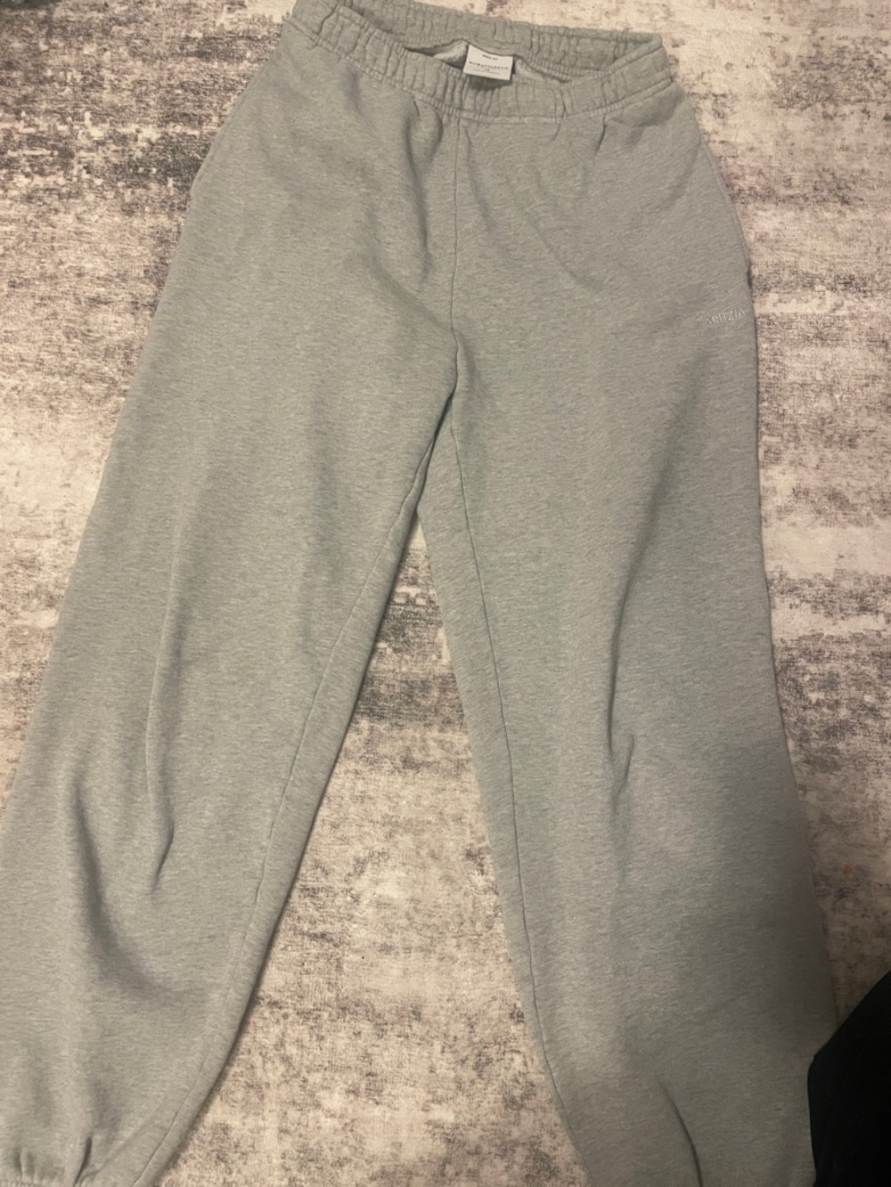 Aritzia Light Gray Sweatfleece Joggers
